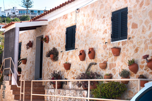 typical buildings of the portuguese cities photo