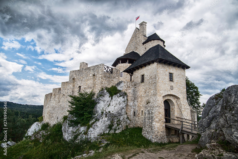 Fototapeta premium Bobolice Castle in Silesia, Poland