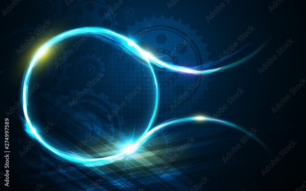 Obraz premium sci fi concept background