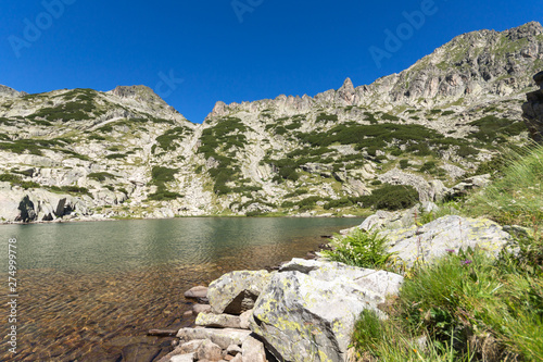 Landscape of Samodivski lakes, Pirin Mountain, Bulgaria