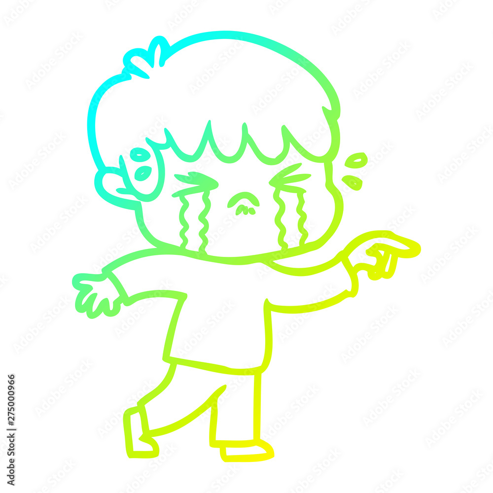 cold gradient line drawing cartoon boy crying cold gradient line drawing cartoon boy crying