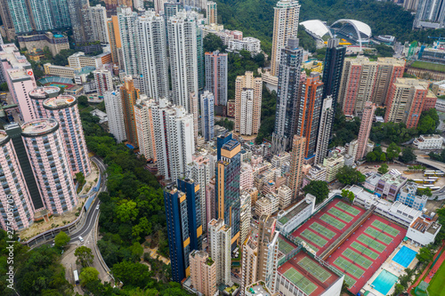  Top view of Hong Kong downtown photo