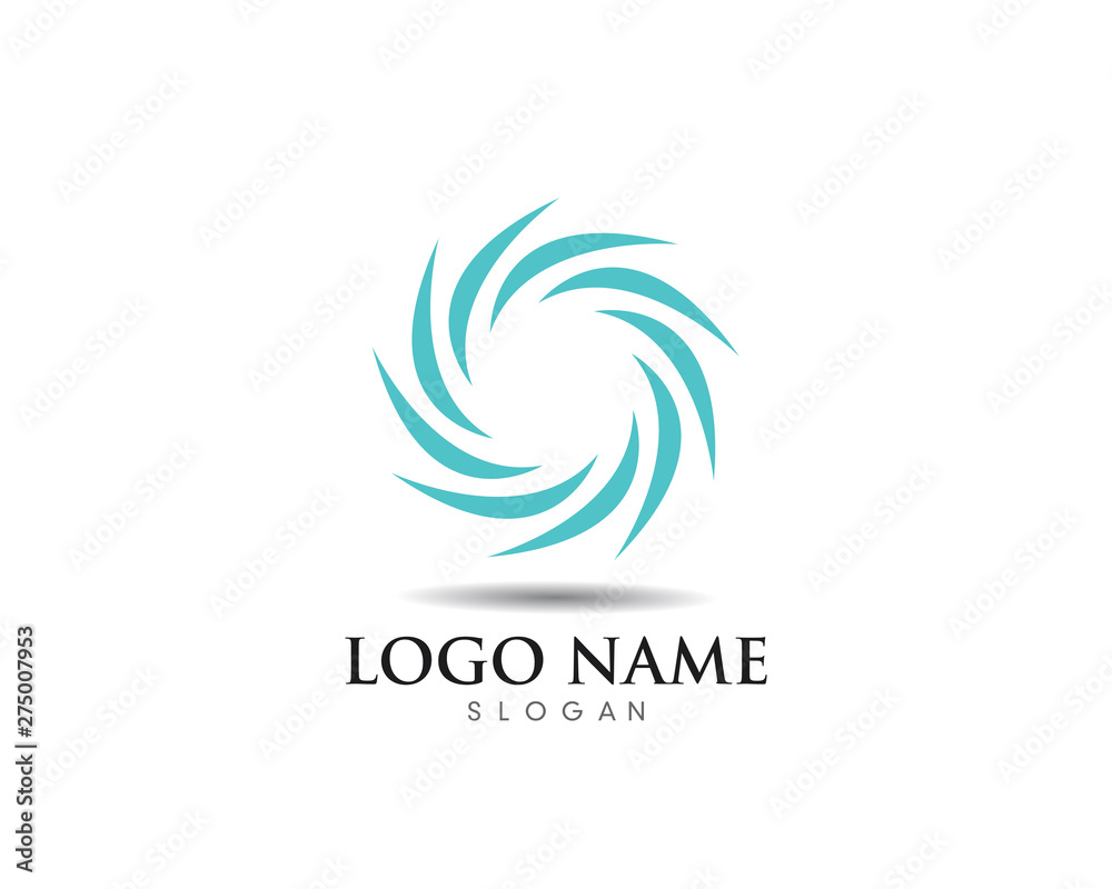 circle logo vector template icon illustration design 
