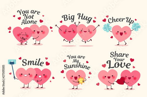 cute cartoon hearts