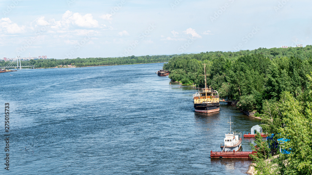 boat on the river