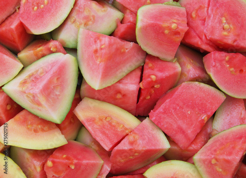 Ripe guava background photo