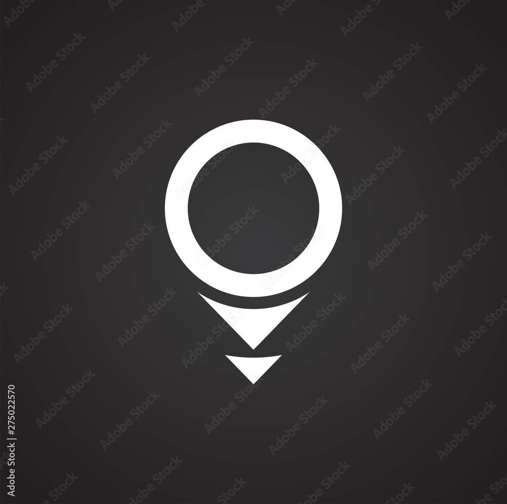 Geolocation related icon on background for graphic and web design. Simple illustration. Internet concept symbol for website button or mobile app. Geolocation related icon on background for graphic and web design. Simple illustration. Internet concept symbol for website button or mobile app.