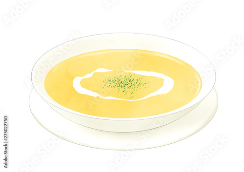 カボチャスープ