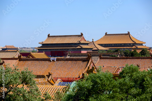 Ancient architecture, rooftop, The Forbidden City, Beijing, China