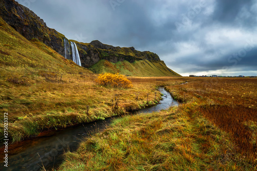 Seljalandsfoss in Iceland in October