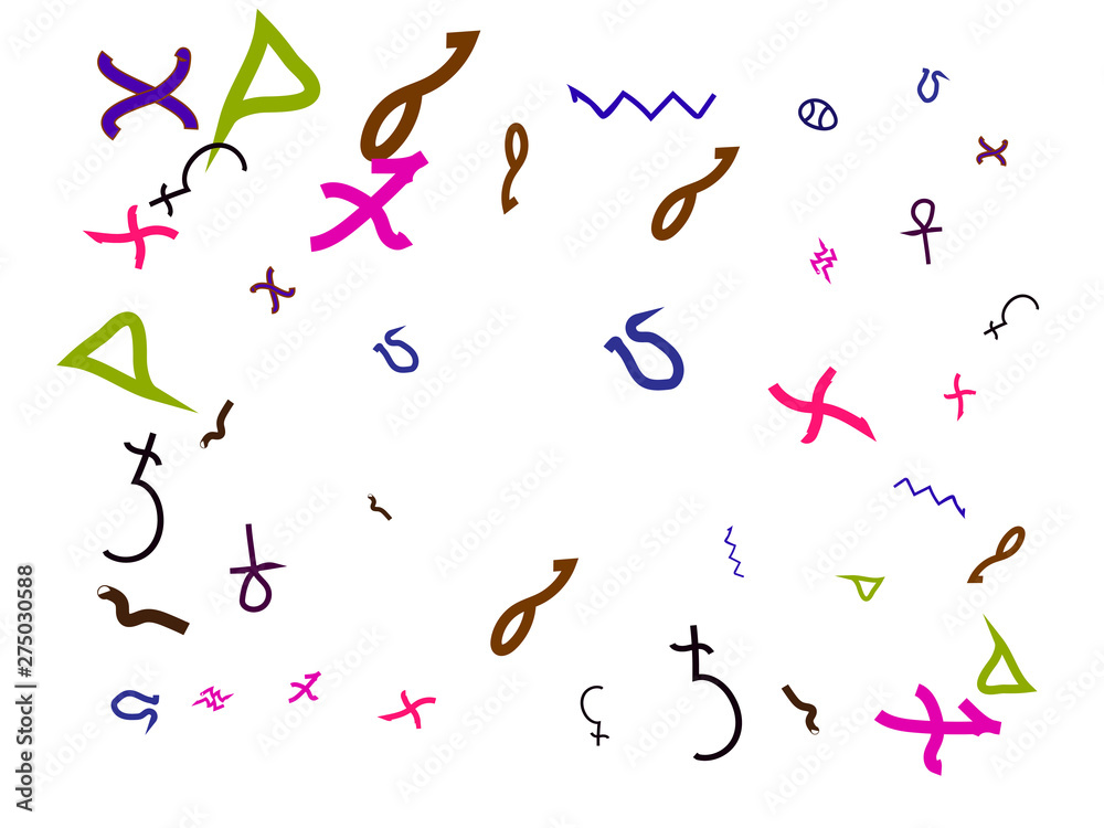Egypt signs, hand drawn confetti background. Egypt signs, hand drawn confetti background.