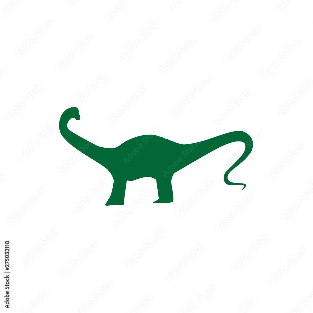 Fototapeta premium dinosaur vector logo Green