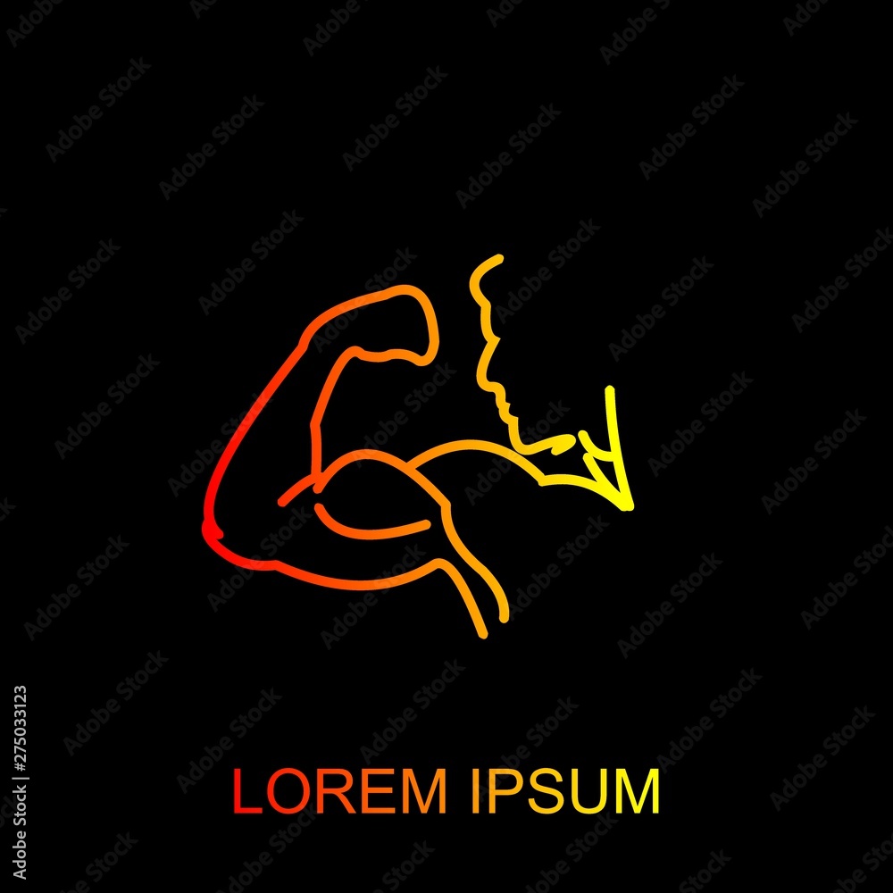 arm, bicep, strong hand icon cartoon .vector ilustration arm, bicep, strong hand icon cartoon .vector ilustration