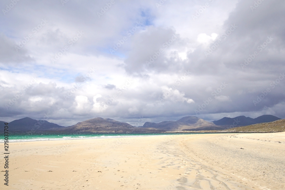 Luskentyre Beach auf der Isle of Lewis and Harris in Schottland