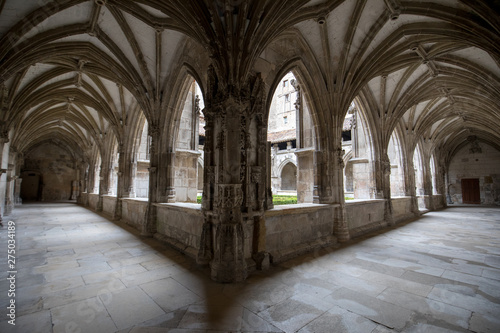 Medieval Cloister of Saint Etienne Cathedral in Cahors, Occitanie, France © wjarek