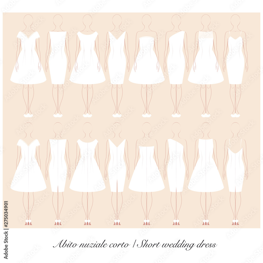 Poster per la moda di abiti da sposa Poster per la moda di abiti da sposa