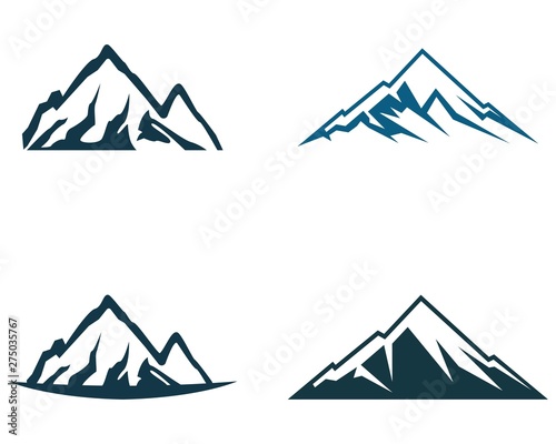 Mountain Logo icon Business Template Vector