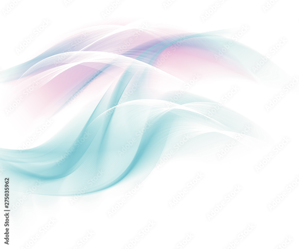 Fototapeta premium Abstract colored background, abstract lines twisting into beautiful bends