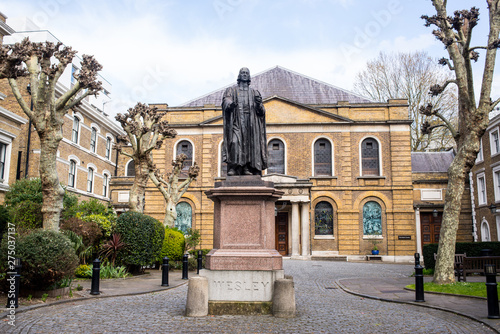 The Wesley's Chapel  is a Methodist church in St. Luke's, in the London Borough of Islington, built under the direction of John Wesley, the founder of the Methodist movement. © drimafilm