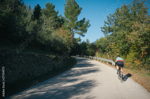 Riding up and down the valleys in Istria, finding hidden places, old cities in the inland