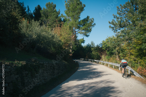 Riding up and down the valleys in Istria, finding hidden places, old cities in the inland