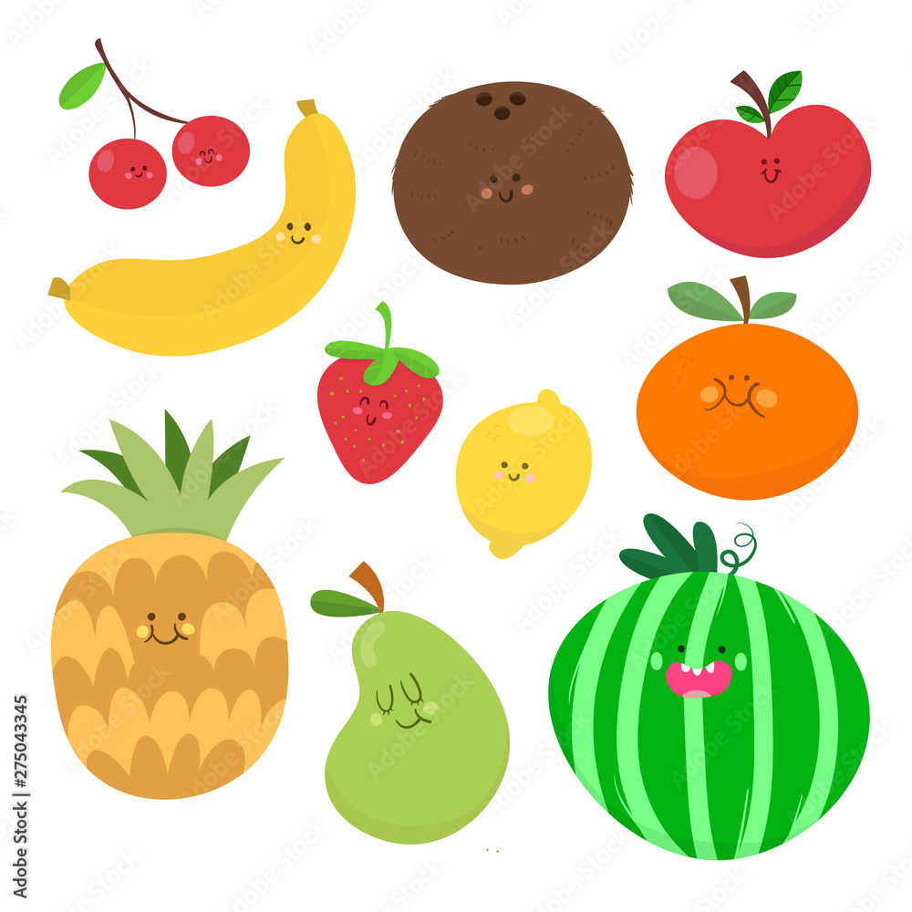 Fruit vector drawing collection Fruit vector drawing collection