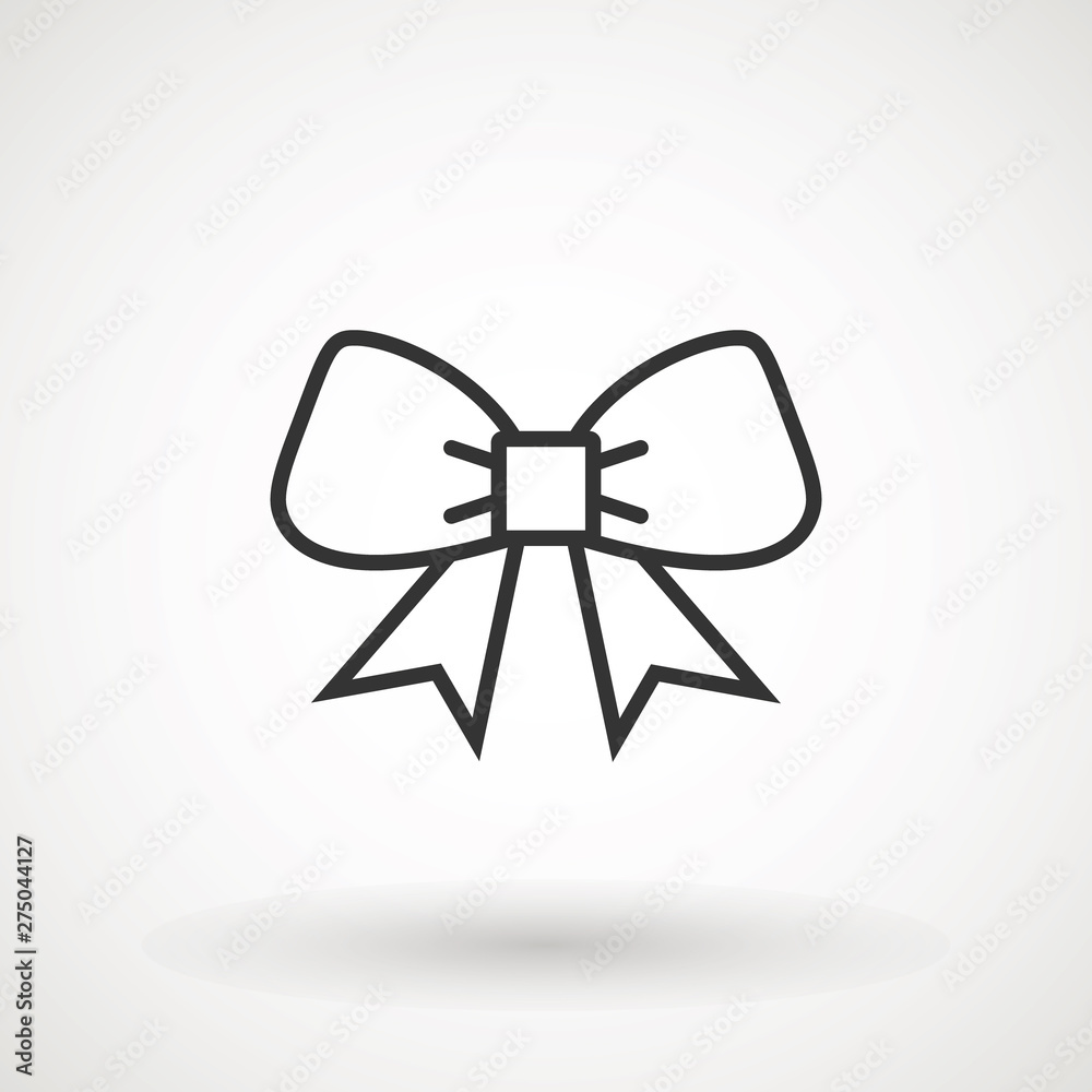 Golden Ribbon Bow Vector - Free Download