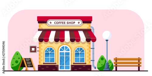 Coffe shop building