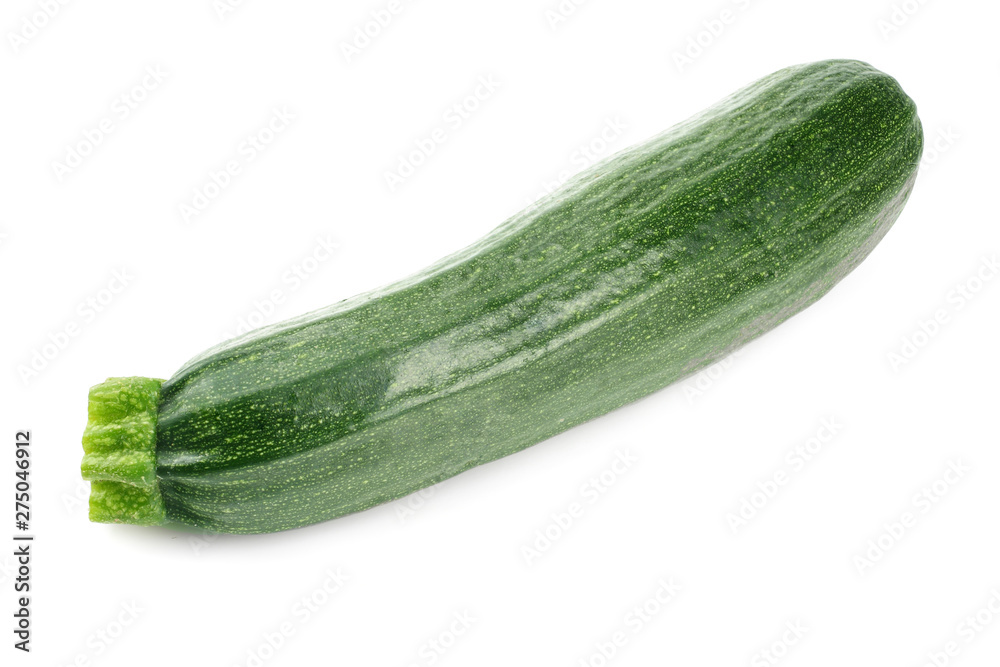 fresh green zucchini isolated on white background fresh green zucchini isolated on white background