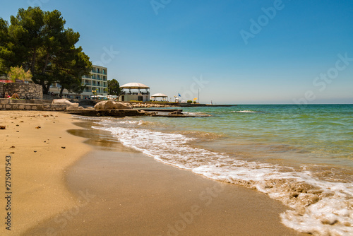 Croatia, Umag beach in summer time 