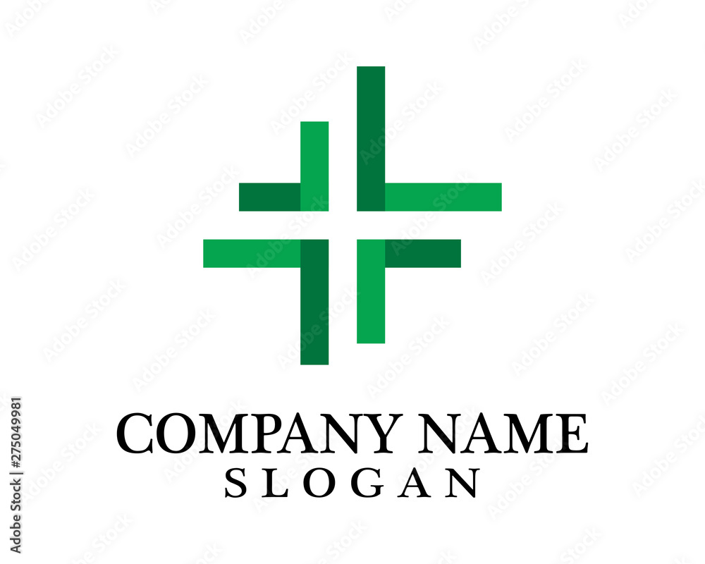 Fototapeta premium Hospital logo and symbols template icons app