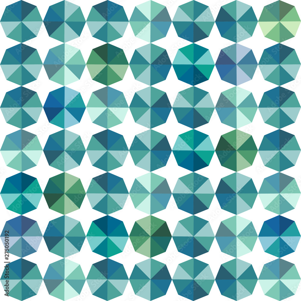 Abstract seamless polygon vector background in blue and green. Crystal. Gem. Geometric vector illustration. Creative template design. Abstract seamless polygon vector background in blue and green. Crystal. Gem. Geometric vector illustration. Creative template design.