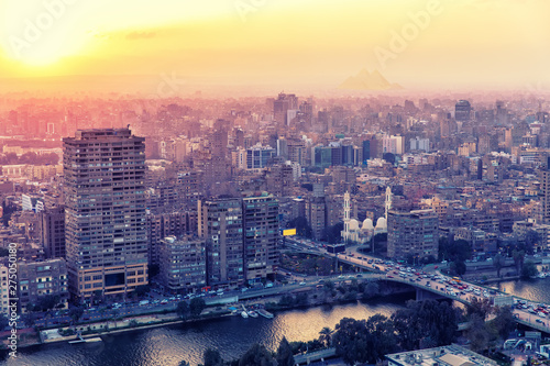 Buildings of Cairo  the capital of Egypt