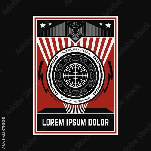 PROPAGANDA POSTER BACKGROUND