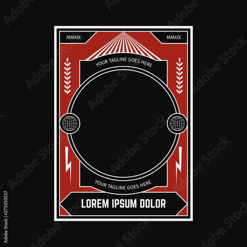 PROPAGANDA POSTER BACKGROUND