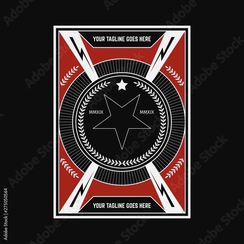 PROPAGANDA POSTER BACKGROUND