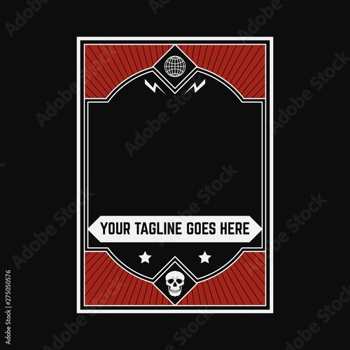 PROPAGANDA POSTER BACKGROUND