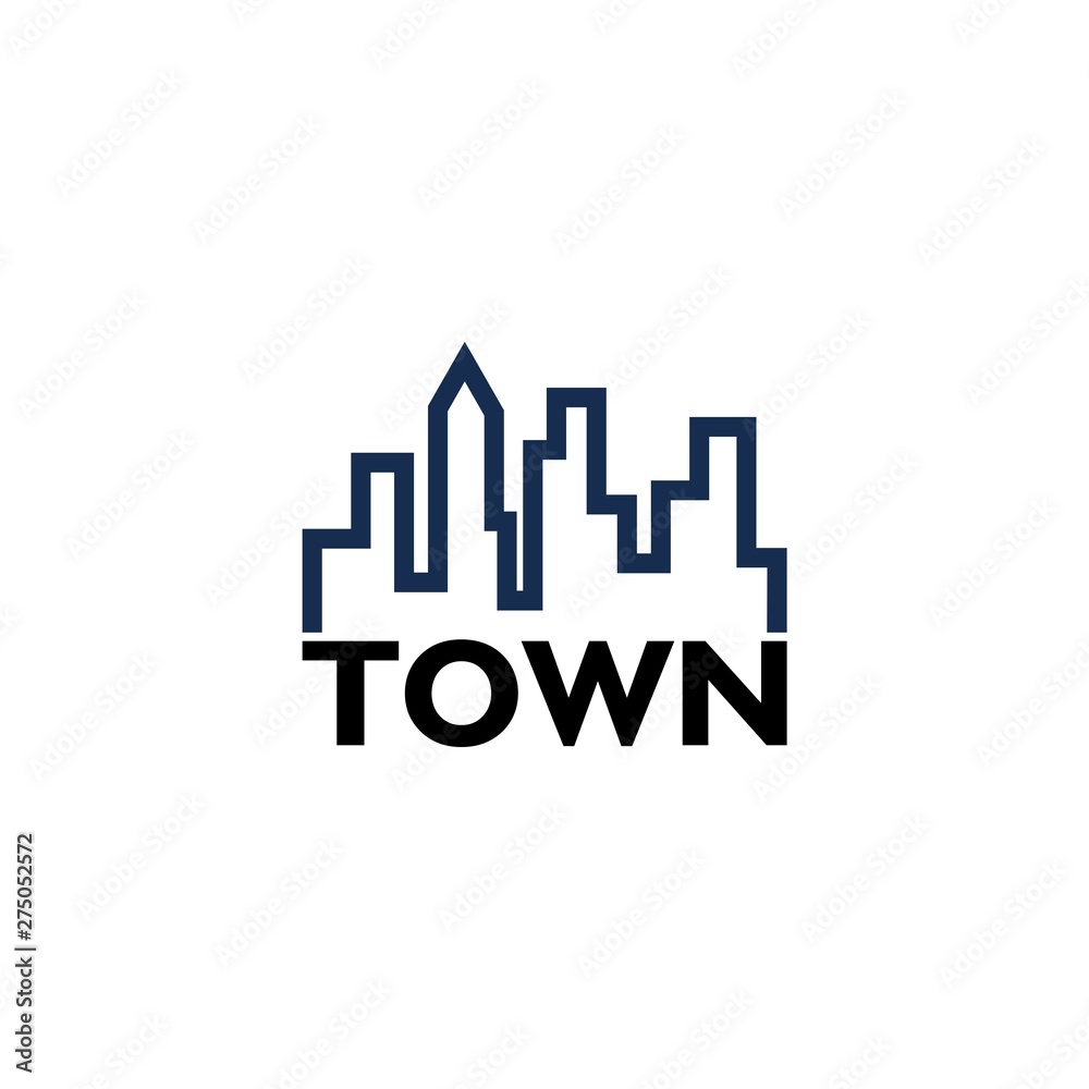 City icon logo icon, Town logo City icon logo icon, Town logo