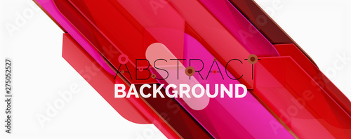 Abstract color lines dynamic background, modern material design style