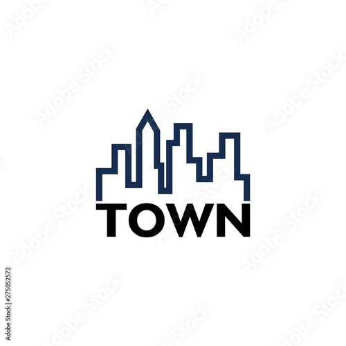 City icon logo icon  Town logo