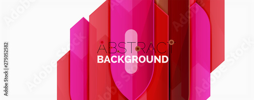Abstract color lines dynamic background, modern material design style