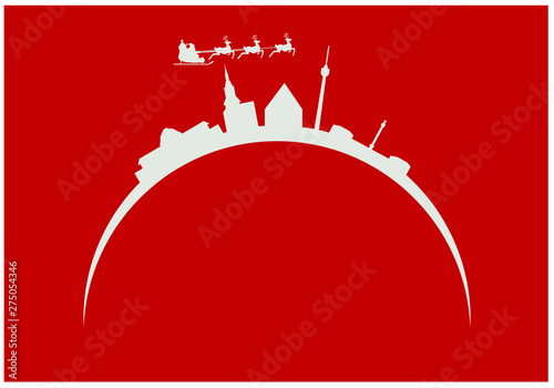 city skyline of Stuttgart in Germany