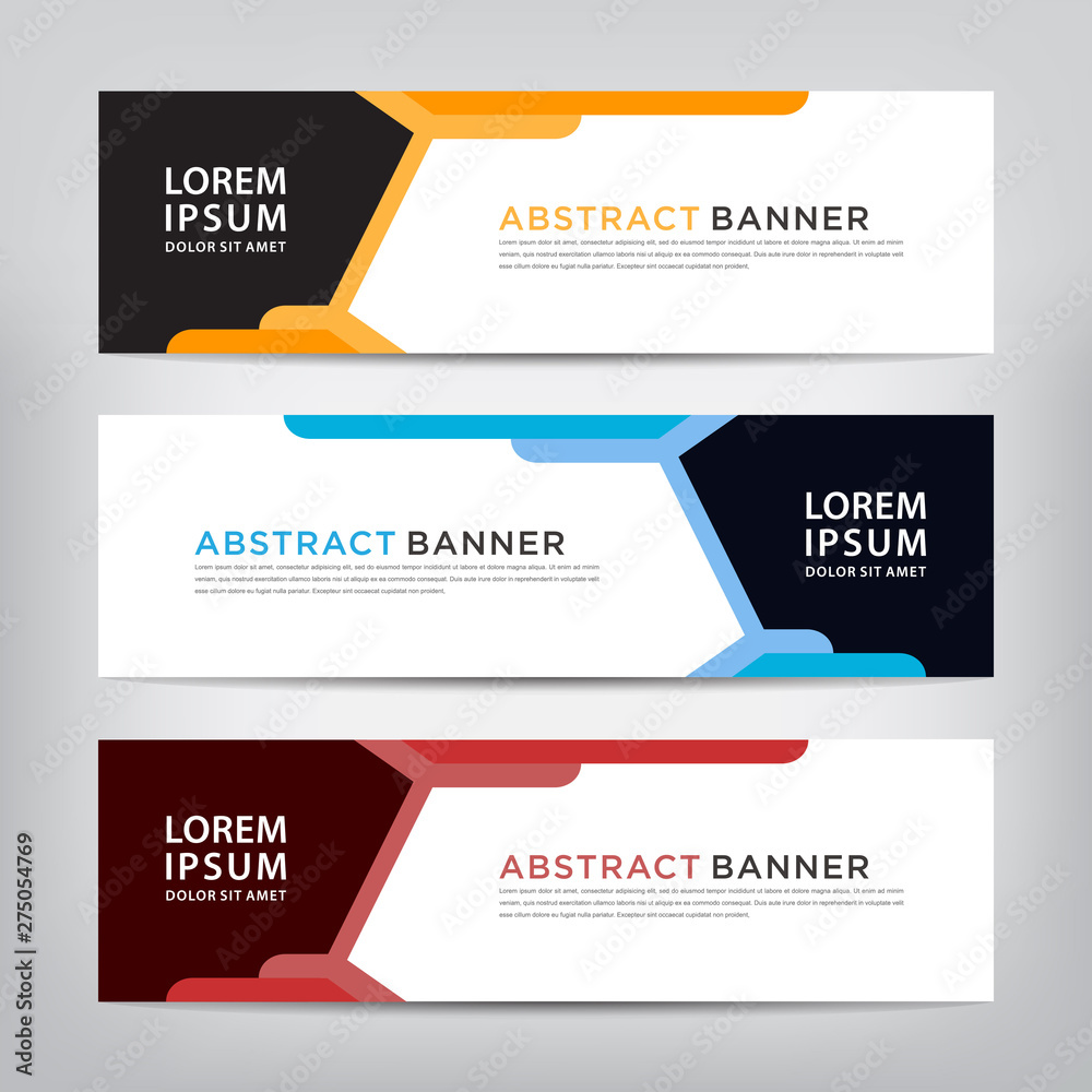 abstract banner template, vector illustration abstract banner template, vector illustration