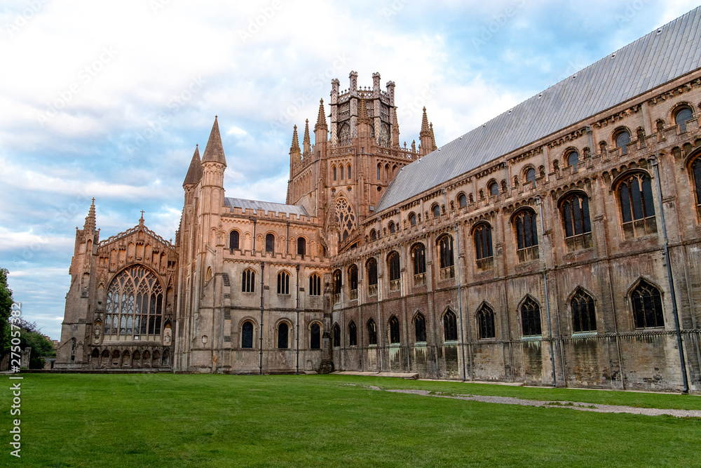 The famous Octagonal Lantern Tower on Ely Cathedral.