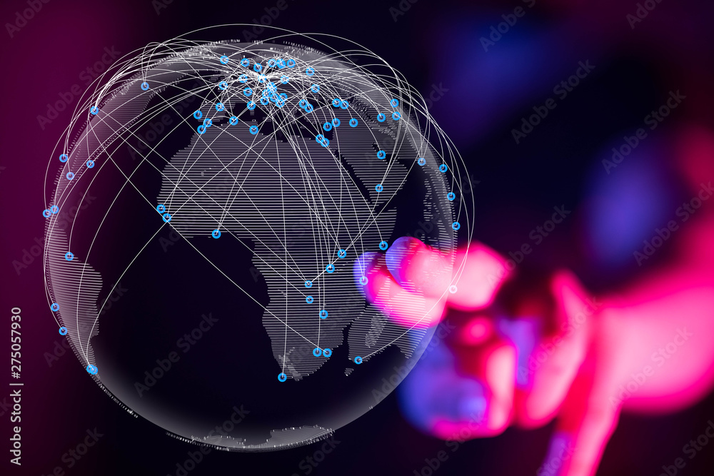 touching global network and data customer connection touching global network and data customer connection