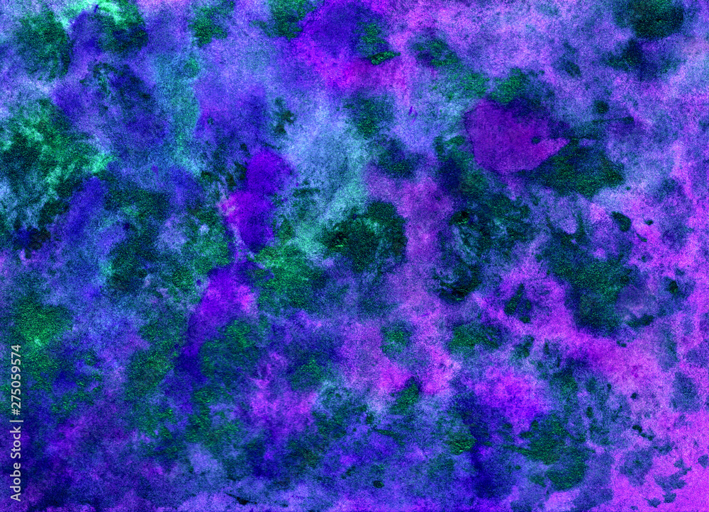 Abstract background, hand-painted texture, watercolor painting, splashes, drops of paint, paint smears. Design for backgrounds, wallpapers, covers and packaging. Abstract background, hand-painted texture, watercolor painting, splashes, drops of paint, paint smears. Design for backgrounds, wallpapers, covers and packaging.