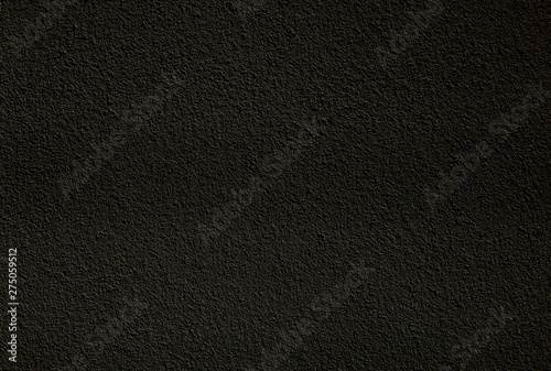 Dark wall background usage. Black grey texture.