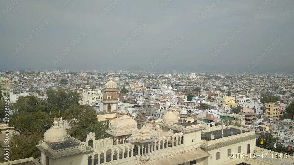 Fototapeta premium view of the city