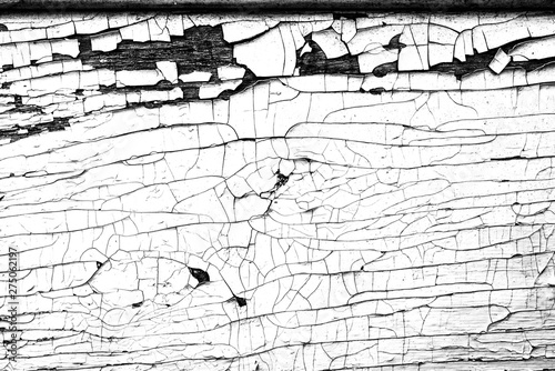 Old painted wood cracked texture