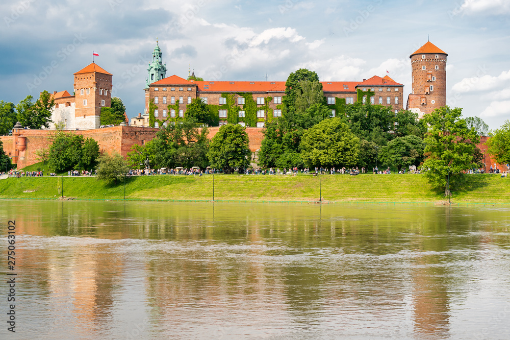 Wawel castle in Krakow, Poland, Europe. Wawel castle in Krakow, Poland, Europe.